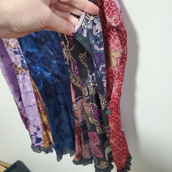 ODD MOLLY Vintage 100% Silk Blouse Sleeveless Fairycore Babydoll Women's Medium - Picture 8 of 16